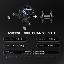 Cylius Ashmoon Total 13BB True Saltwater Proof Alloy Baitcasting Reel 6Kg Drag Power BFS Reel Long Cast Pike Bass Fishing Reels