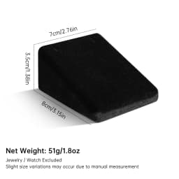 Yinbeini Velvet Pendant Necklace Display Stand Earring Stud Jewelry Display Prop Holder for Retail Showcase TB030
