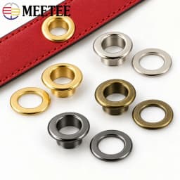 50/100Pcs 4-15mm Pure Copper Eyelet Grommets Belt Hole Rivets Shoe Lace Rings Webbing Grommet Apparel Repair Sewing Accessories