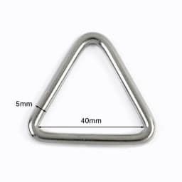10Pcs 3-5x15-50mm 304 Stainless Steel Triangle Ring Buckle for Dog Harness Leash Webbing Bag Strap Junction Connector Hardware