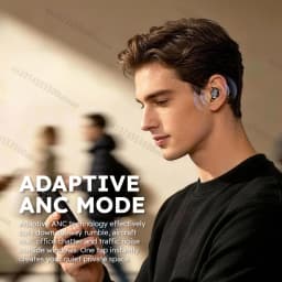 Monster A08 ANC Bluetooth 6.0 Earbuds Mini Invisible In-Ear Sports Ear Buds Active Noise Cancellation TWS Wireless Earphone