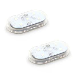 2-pack Led Car Door Light Car Interior USB Rechargeable Wireless Magnetic Switch Night Lamp LED Car Door Signal Welcome Lighting