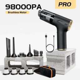 CENRR 980000PA Mini Car Vacuum Cleaner Strong Scution Powerful Wireless Car Cleaner HandHeld Air Gun Portable Vacuum Cleaner
