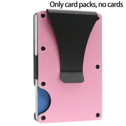 Minimalist Wallet For Men & Women - Slim RFID Wallet, Resistant, Credit Card Holder & Money Clip, Easily Removable Money