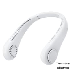 New Summer Portable Mini Hanging Neck Fan Bladeless Neckband Fan Digital Display Power Air Cooler USB Rechargeable Electric Fans