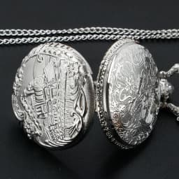 Antique Steam Train Design Pocket Watch with Chain Necklace Vintage Quartz Pendant FOB Chain Watches