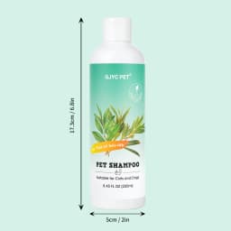 Gentle Mild Cat Shampoo - Non-Irritating Skin-Friendly, Moisturizing Deodorizing, Nourishing Softening for Healthy Shiny Fur