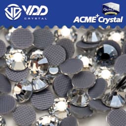 VDD Multi-color ACME+Series Top Quality Glass Hot-Fix Rhinestones Crystal AB Flatback Glitter Strass Stones For Fabric Garment