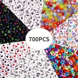 SHU YU 14400/4200/2400pcs Assorted Polymer Clay Beads Kit for DIY Jewelry Making-Handmade Craft for Bracelet, Necklace, Earrings