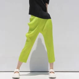 Miyake Pleated Basics Ankle-Length Pencil Pants Women Causal Sports Pants 2025 New Style