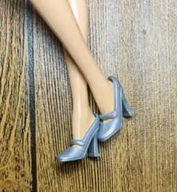 High heels Doll flat feet shoes white boots gifts accessories for your 1/6 Barb dolls TpQ88