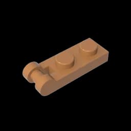 MOC PARTS Bricks GDS-646 PLATE 1X2 W/SHAFT 3.2 compatible with lego 60478 children's toys Assembles Building Blocks Technical