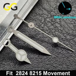 28.5mm Carbon Fiber Texture Watch Dial BGW9 C3 Hands Luminous Date Window Dial For NH34 NH35 2824 Movement Watch Accessories