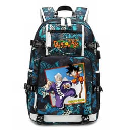 Dragon Ball Z Printed Student Backpack Large Capacity Casual Daypack for Kids Teenagers School Travel