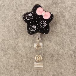 Star Bows Hearts Style Retractable Card Holder Badge Reel Nurse Exhibition Enfermera Girl And Boy Name Card