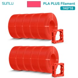 SUNLU 10KG PLA/PLA PLUS Filament 1.75mm 1KG Without Tray 3D Printer Filament for 3D Pen & Refill Filament