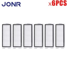 Spare Parts For JONR P20 PRO/T5 Pro Robot Vacuum Cleaner, Main Side Brush Hepa Filter Mop Cloth Mop Pad Dust Bag Replacement