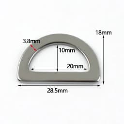 5/10/20Pcs 15-38mm D Ring Stainless Steel Bag Buckle Webbing Strap Connector Hook Dog Collar Decor Loop DIY Hardware Accessories