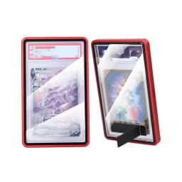 Aluminum Alloy Multicolor Trading Card Protect Metal Case with Stand, For PSA BGS Graded Card Slab Display, For PTCG Collectors