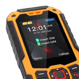 UNIWA S9 4G Feature Phone 2.4Inch Screen IP68 Waterproof Big Loudspeaker Large Buttons LED Light 3000mAh Mobile Phone
