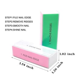 5pcs Colorful Buffing Block 4 Way Nail Buffer Block Shine Polisher Nail Buffing File Manicure Sanding Nail Art Tools Kit