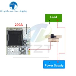 1/3PCS Mini High Power MOS Trigger Switch Drive Module Field Effect Tube PWM Regulation Electronic Switch Control Panel