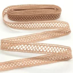 5Yards 1-6cm Crocheted Webbing Cotton Lace Trims for Handmade DIY Sewing Garments Accessories Wedding Deco Gift Floral Packing