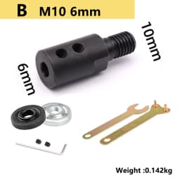 M10 Rotary Tool Coupling Adapter Adaptor 5/6/8/10mm Saw Blade Connecting Rod Shaft for Polishing Cutting Blades Grinding Wheels