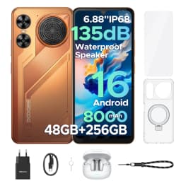 Doogee M30 Smartphone 135Db Speaker Android 16 8000Mah Battery 6.88'' Screen 48Gb Ram (6Gb +42Gb) 256Gb Rom Unisoc T7280 Nfc