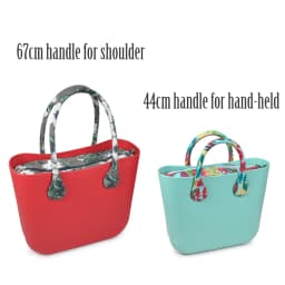 TANQU Short Long Round Canvas Fabric Handle for Obag Classic Mini O Bag Women's Bags Shoulder Handbag