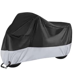 Waterproof All Season Motorcycle Cover Dustproof UV Protective Motorbike Rain Cover Wear-resistant Fabric Outdoor Moto Cover
