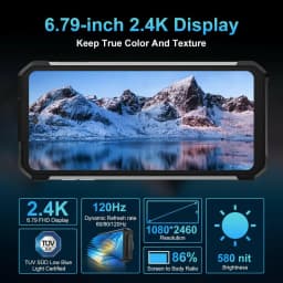 Unihertz 8849 Tank 2 PRO 8849 Android 15 Smartphones DLP Projector 4G 24GB+512GB 23800 mAh 120W 100MP 2.4K G99 Dual SIM Telefone
