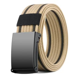 Men Female Belts Military Nylon Adjustable Belt Men Outdoor Travel Tactical Waist Belt with Plastic Buckle for Pants