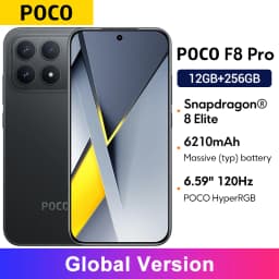Global Version POCO F8 Pro 5G Snapdragon® 8 Elite 6.59" 120Hz POCO HyperRGB AMOLED Display 50MP camera with OIS Smartphone