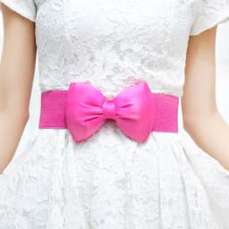 Solid Color Bow Women Belt Elegant Wide Elastic Waist Belt Ladies Sweater Dress Coat Decor Waistband Cummerbunds