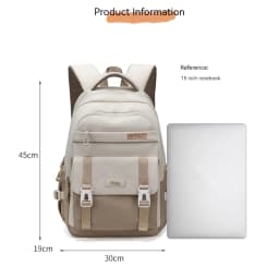 Large Capacity Backpack, 2025 New College Style Women's Casual Backpack, Waterproof Campus Backpack