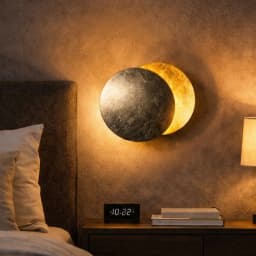 Modern LED Aisle Wall Lamp for Bedroom Bedside Living Room Stairs Corridor Eclipse Sconce Home Decor Lighting Fixture Luster