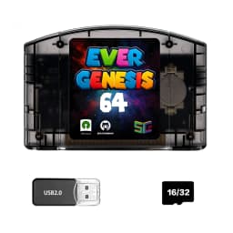 SC64 5000 in 1 N64 Game Cartridge Open Source Flash Card 16GB/32GB Free TF Card For Nintendo 64 Support N64DD/SNES/GBC Games