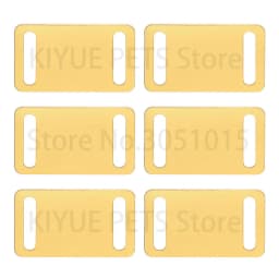 20Pcs Personalized Pet Dog ID Tag Square Plate Mirror Stainless Steel Ornament Customized Engraving Metal Anti-lost Nameplate Co