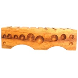 Wood Dapping Swaging Block for Metal Doming Forming Jewelry Tools and Equipment