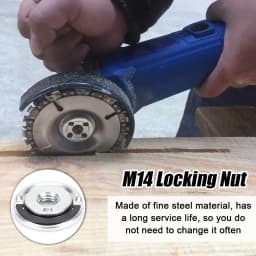 M14 Angle Grinder Nuts Self-locking Labor Saving Resistant Steel 45mm Quick Fastening Grinder Quick Release Plate Flange Nut