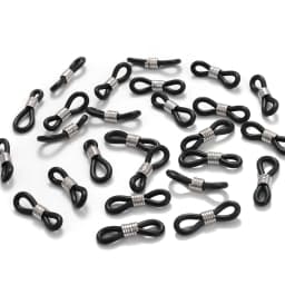 50Pcs Eyeglasses Ear Hook Connector Spectacles Chain Glasses Retainer Ends Rope Cord Holder Strap Retainer End Loop Findings