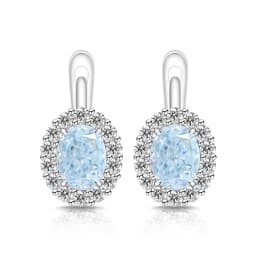 Exquisite Ice Flower-Cut Pigeon Egg 925 Sterling Silver Earrings with High-Carat Diamond Egg-Shaped Earrings for Ladies' Jewelry