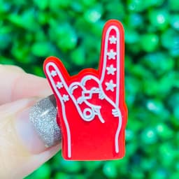 1-17Pcs Music Is My Life Slipper PVC Shoes Charms Guitar Microphone Buckle Clog Decorations DIY Backpack Wristbands Party Gift