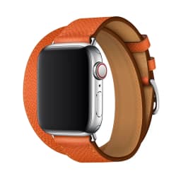 For Apple Watch Band Genuine Swift Leather Strap 8 7 41 45mm Double Tour Bracelet for iWatch Ulta 49mm 6 5 4 3 2 38 42mm 44 40mm
