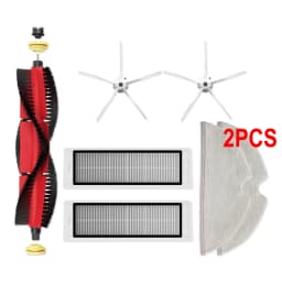 Brush Mops Hepa Filters for Roborock S5 S50 S502 S55 S6 Pure E4 for Robot 1S SDJQR01RR Vacuum Cleaner Accessories