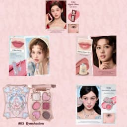 Flower Knows Makeup Kit Full Professional Makeup Gift Set Mermaid Angel Highlight Swan Lipstick 5 Piece Set