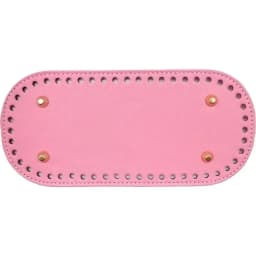 5x18cm/12x25cm PU Bag Bottom with 4 Rivets Oval Bag Bottom Wear-resistant Strong Durable Bag Bottom for Crochet Knitting Handbag