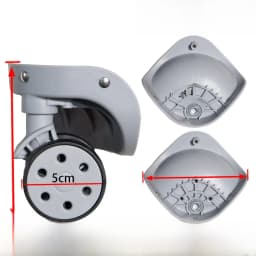 Universal Luggage Wheel Replacement Parts Quiet Universal Spinner Wheels Repair for Suitcase Password Box Shock Absorption