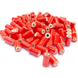 10*5MM Tube Shape Long Cylinder Ceramic Porcelain Spacer Beads For Jewelry Making DIY Column Accessory